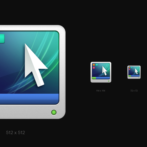 Android Launcher icon needed for a Remote Desktop client app Diseño de Ericons
