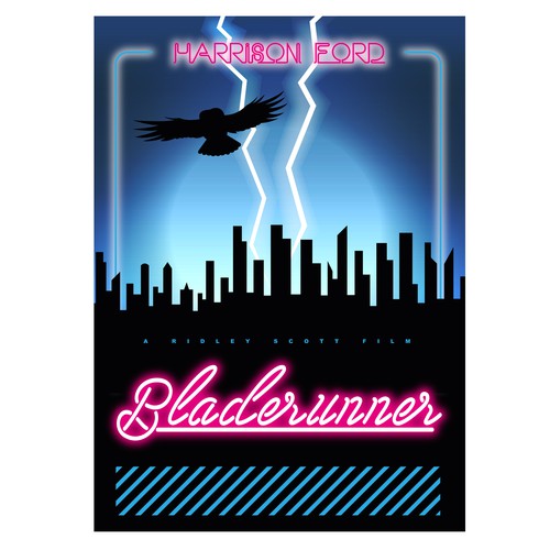 Create your own ‘80s-inspired movie poster! Design von TJCD