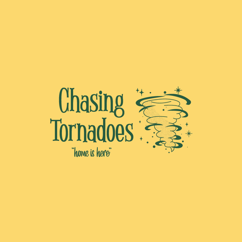 Wizard of oz inspired new show called "Chasing Tornadoes" Design by Ganbatte Creative