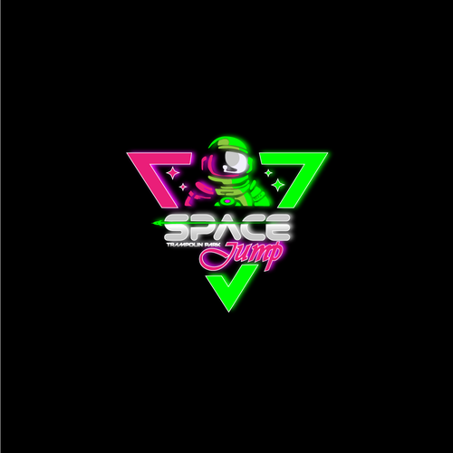 Space Jump Trampoline Park - Logo Design For Space Themed Adventure Park Design by PUJYE-O