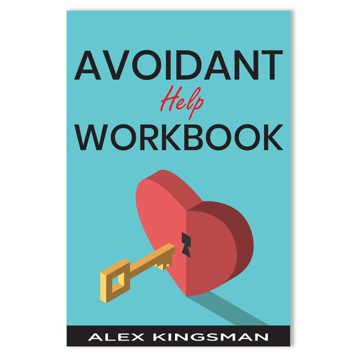 Workbook book cover on Avoidant Attachment Style Design by Unboxing Studio
