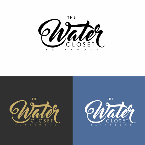 Create an eyecatching vintage type logo for The Water Closet Logo
