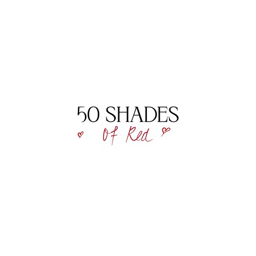 Logo for "50 Shades of Red" themed party Design by heavenly.des