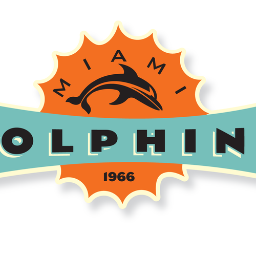 99designs community contest: Help the Miami Dolphins NFL team re-design its logo! Réalisé par eastbay