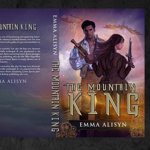 Futuristic dragon steampunk romance Design by Nicole7