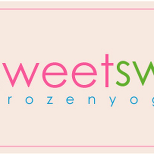 Frozen Yogurt Shop Logo Réalisé par i_nirmala