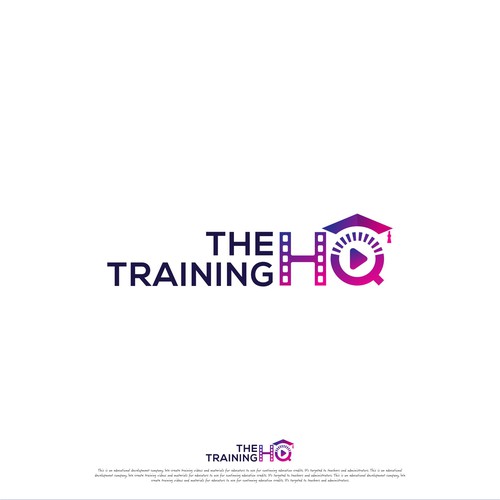 Simple, striking logo for an educational training company founded by women Design by H_K_B