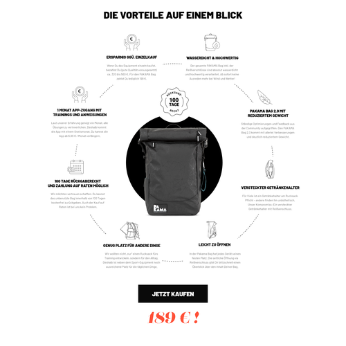 Landing page design contest entry by Hubert Piatkowski