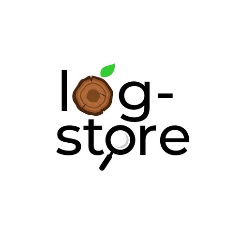 Simple log-store logo Design by yudilima