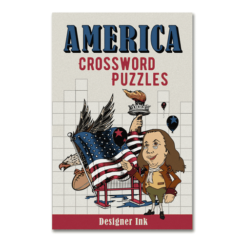 America Crossword Puzzles. Patriotic, Americana, Simple, Basic Design by Krisssmy