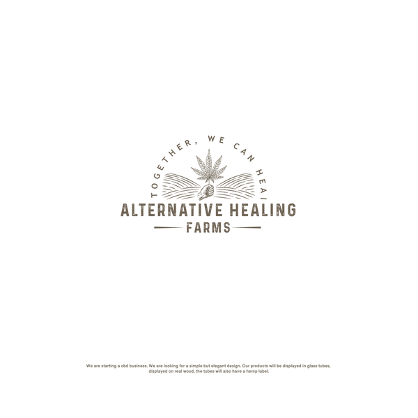 Alternative Healing Farm logo design