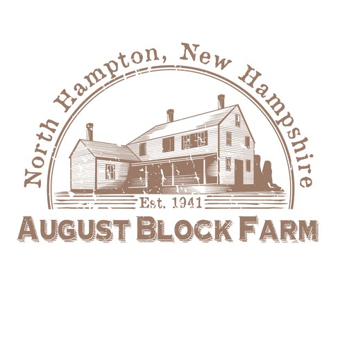 Create a vintage logo for a New England farm!!! Design by citra1988