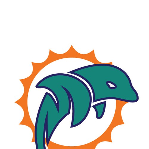 99designs community contest: Help the Miami Dolphins NFL team re-design its logo! Design réalisé par .:AMH:.