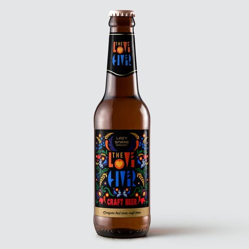 Beer **bottle** label Design by Nirmana92