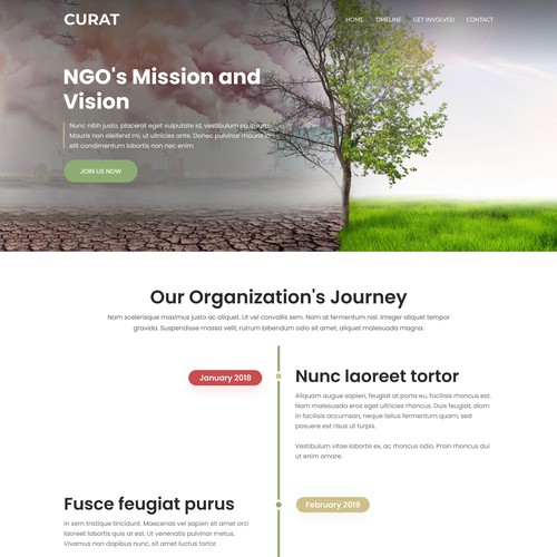 Earth in Focus: A Transformative  Web Experience Highlighting Waste, Pollution, and Sustainability Design by Design illusion