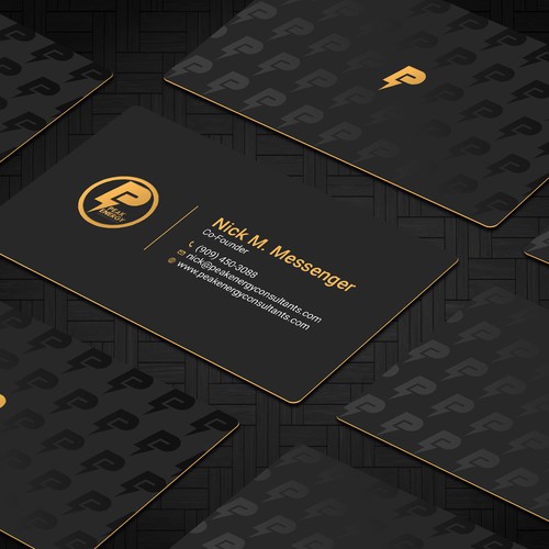 Modern Business Card Design for Electric Energy and Solar Company Design by RENEXIT