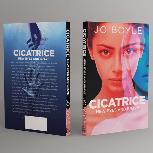 Design a book cover for a woman warrior. Design by BettyMar⭐️