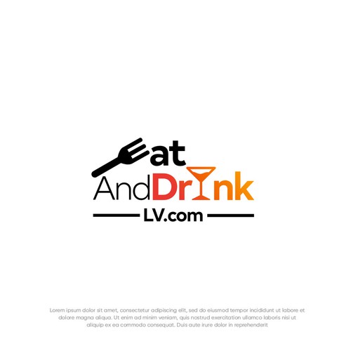Design a Fun Las Vegas Eat And Drink Logo Design by Hamid Saddique