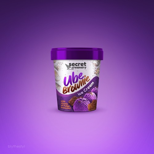 Ice Cream Packaging for Ube Ice Cream Réalisé par marketingmaster