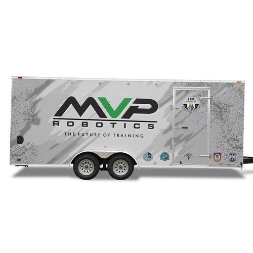DESIGN A TRAILER WRAP FOR MILITARY ROBOTS - MVP ROBOTICS Design by dnite
