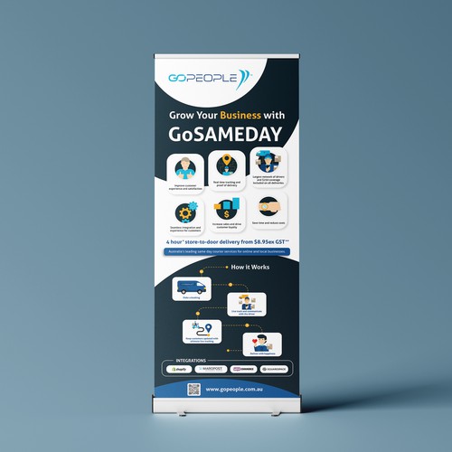 Designs | GoPeople Banners | Signage contest