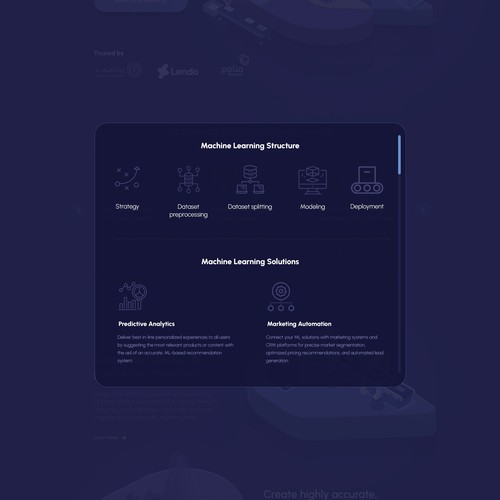 Diseño de AI/Machine Learning Development Company Homepage de designangel07