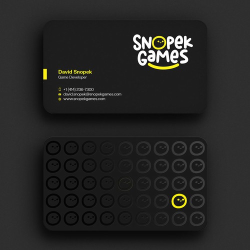 Video Game Developers Business Card