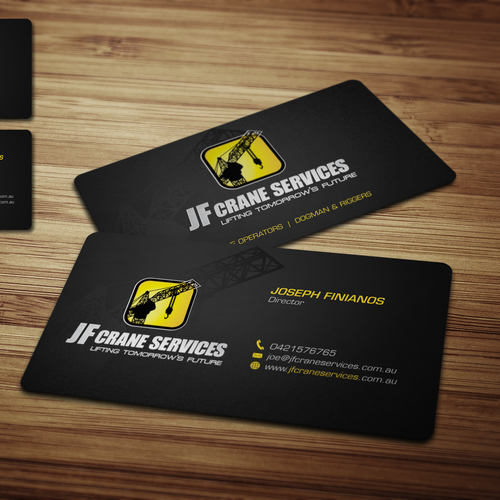 Creative Bussiness Cards For A Crane Company Business Card Contest 99designs