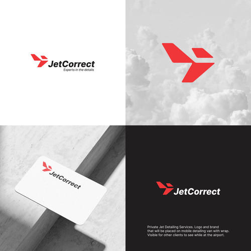 Jet Correct - Identity/Logo for Aviation Detailing Company - Unique Designs Apply! Design by Kreaton