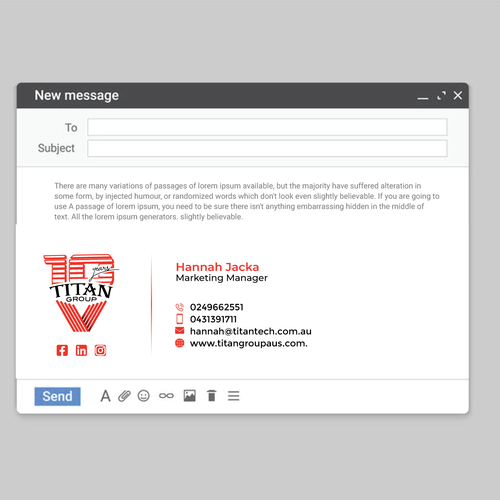 Update my Email Signature x 2 for Group of Companies | Logos Supplied! Design by Mindshift Design