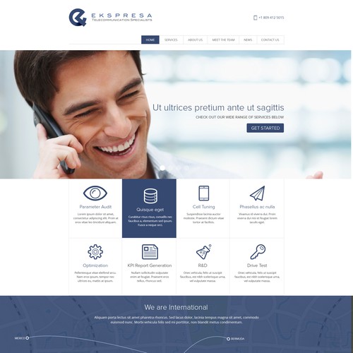 Parallax Website Design Wanted for Ekspresa Diseño de dreamevo