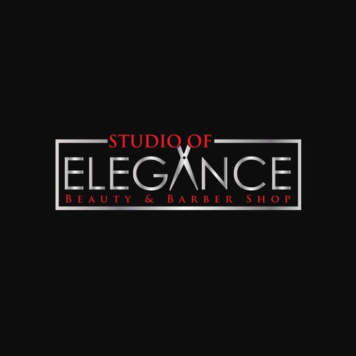 Grand opening of my new hair salon (studio of elegance). | Logo design  contest | 99designs
