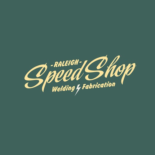vintage speed shop logo