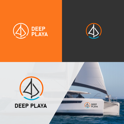 Catamaran boat, family moving to live on board, logo and name design Design by 13.30