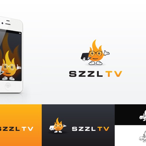 A logo for video streaming service that really sizzles. Design by k021