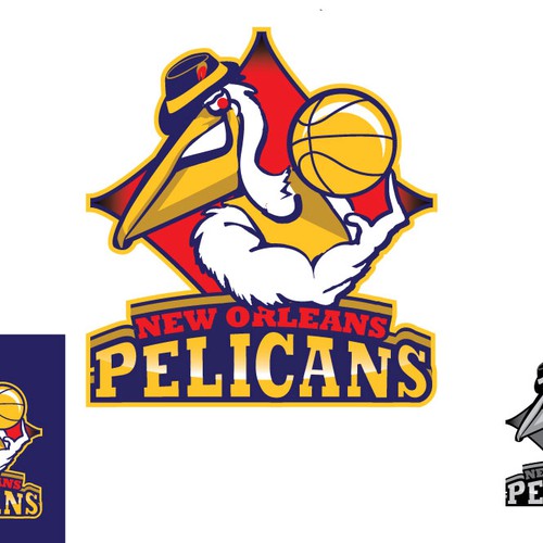 99designs community contest: Help brand the New Orleans Pelicans!! Design by Sunny Pea