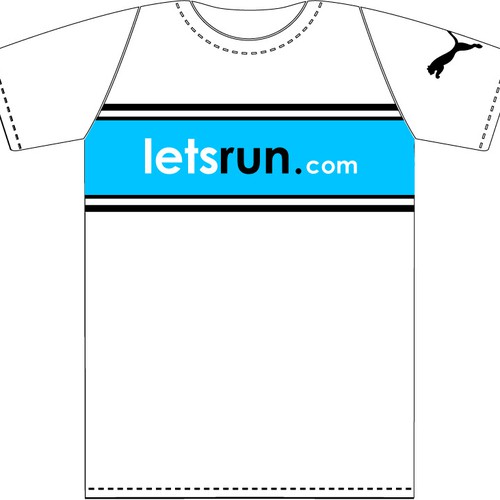 LetsRun.com Tshirt Design Contest Design by Amanda Lynne