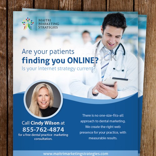 Magazine Ad for On-line Marketing company for Dental ...