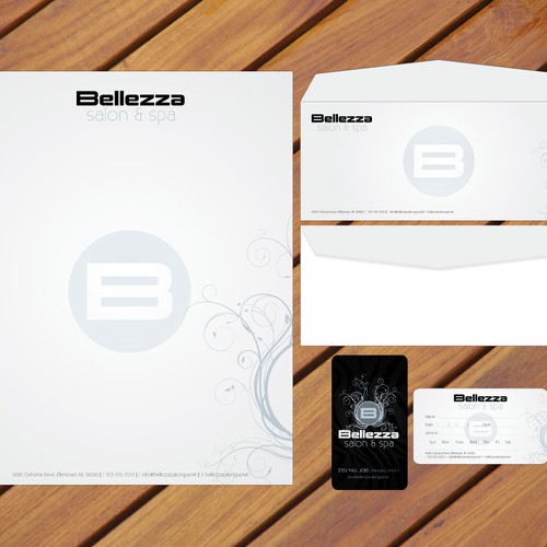 New stationery wanted for Bellezza salon & spa  Réalisé par Concept Factory
