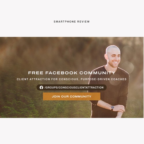 Earthy Facebook Cover For Conscious Business Coach Design by Alshimaa Mou