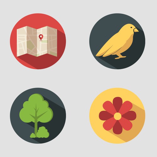 Design icons for a nature app, Icon or button contest