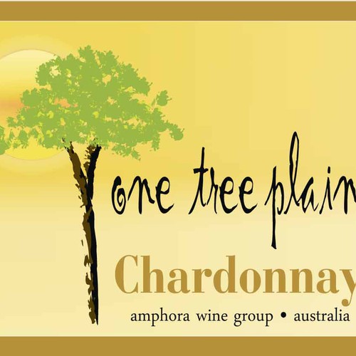 One Tree Plain wine label Réalisé par scott210