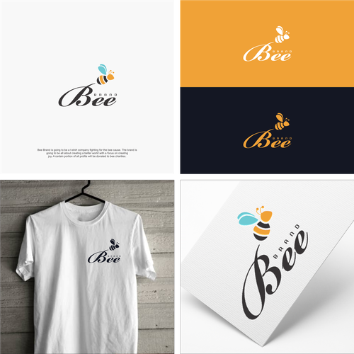NEW Bee Clothing Brand! Make it Fun!! Logo design contest