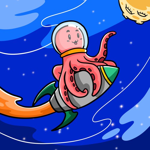 A Team Mascot That's Going To The Moon! Design by arma.arma