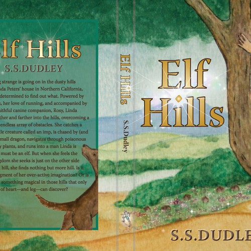 Book cover for children's fantasy novel based in the CA countryside Design by -carmayken-