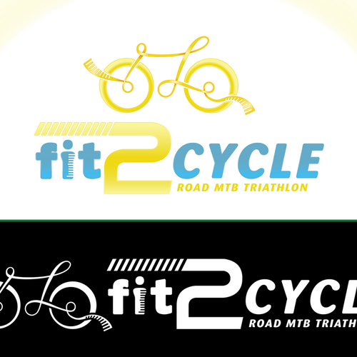 logo for Fit2Cycle Diseño de kele