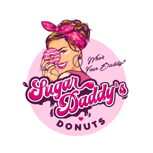 SUGAR DADDY DONUTS LOGO CONTEST Design by nindadian