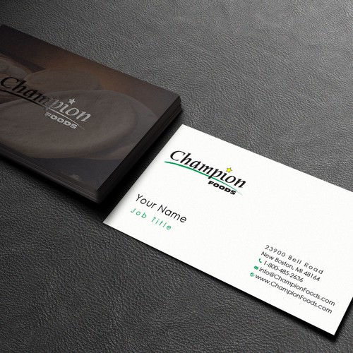 Design A New Business Card, Win The Prize!! Design by Azzedine D