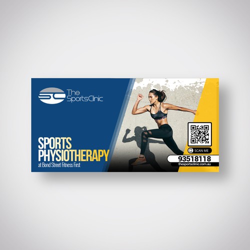 The Sports Clinic Physiotherapy starting in a new gym facility Design by Stanojevic