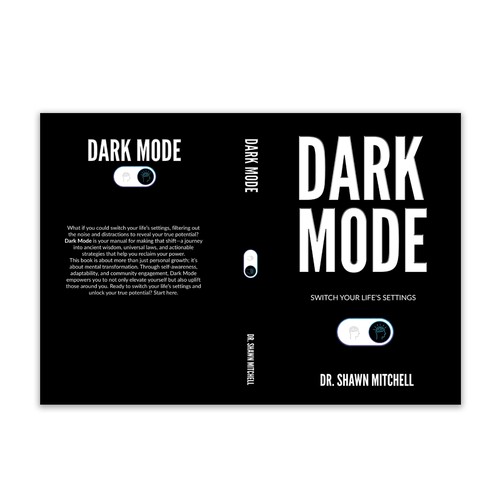 Dark Mode Book Cover Design by Retina99